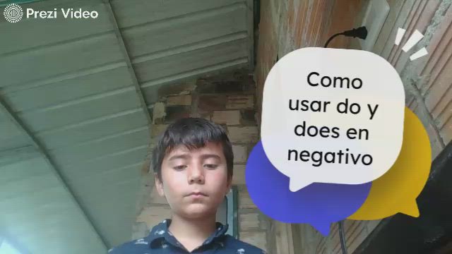 Como usar do y does en negativo by Julian Arismendy on Prezi Video