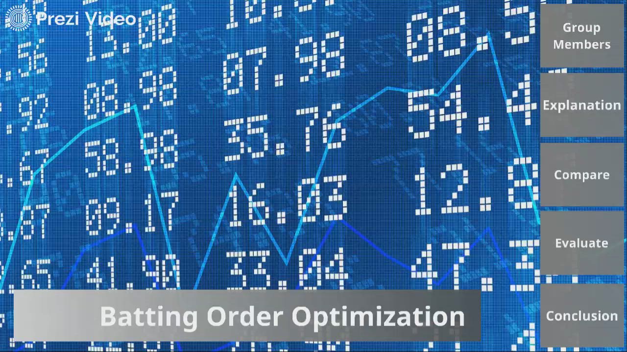 Batting Order Optimization by Amanda Schafer on Prezi Video