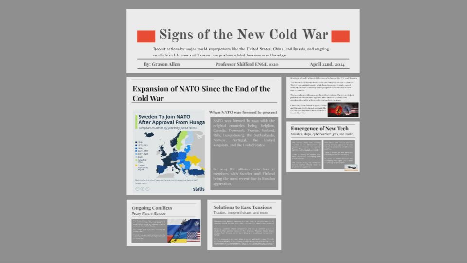Signs of a New Cold War by Grason Allen on Prezi Video