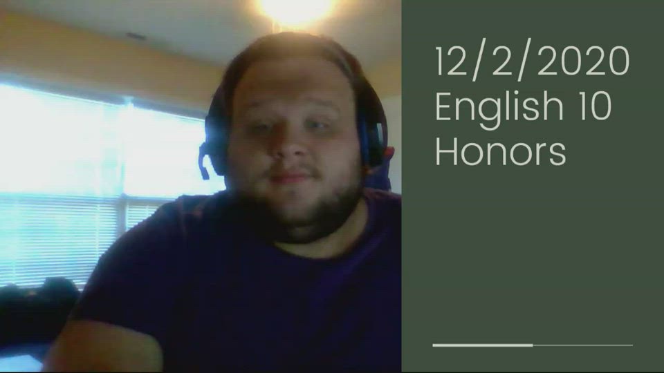 12/2/2020 English 10 Honors