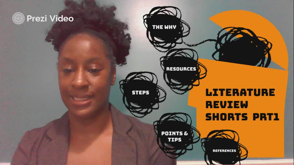 Writing a Lit. Review Part 1 by Tameka Stewart on Prezi Video