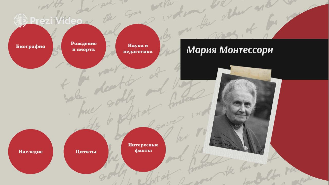 Мария Монтессори by Оюн Халтаева on Prezi Video