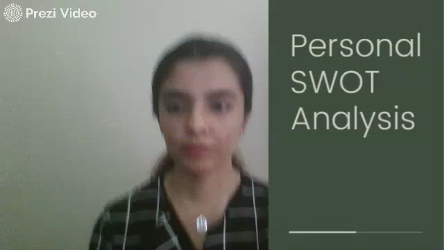 Personal SWOT Analysis by Shazray Raza on Prezi Video