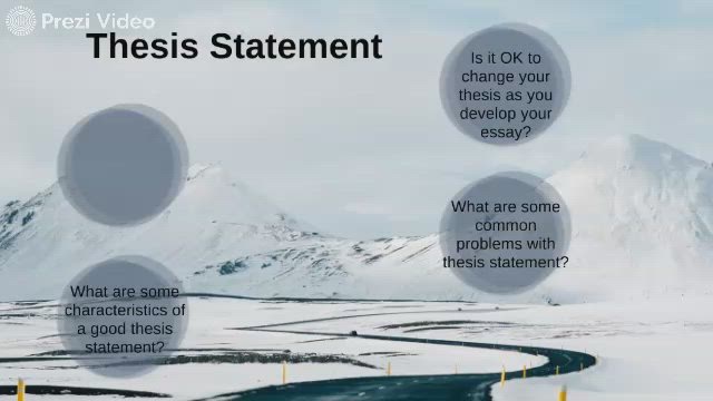 Thesis Statement Review by Ludmila Rao on Prezi Video