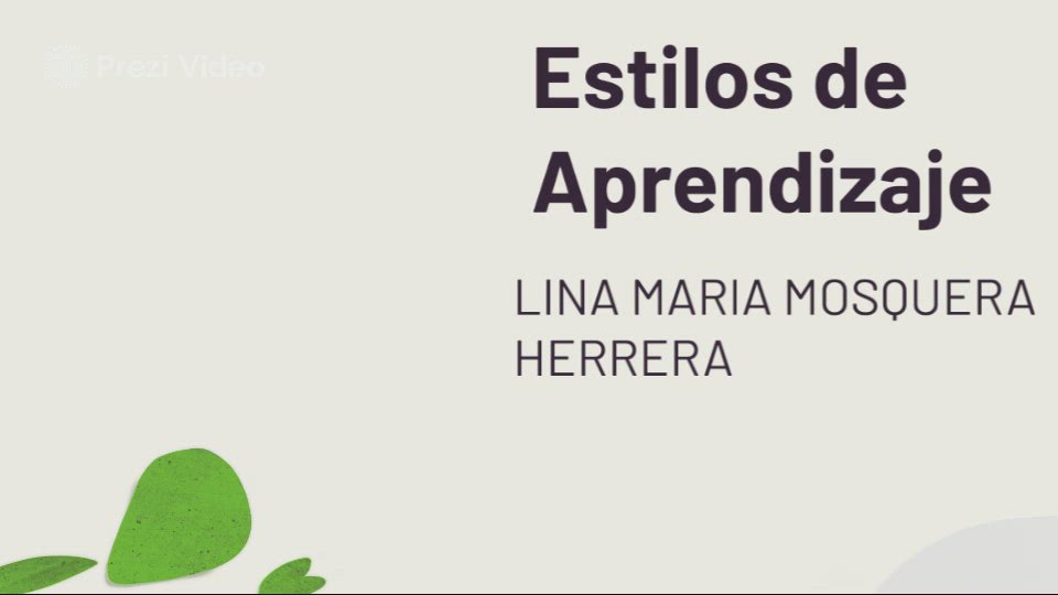 Estilos de Aprendizaje by Marleny Campos on Prezi Video