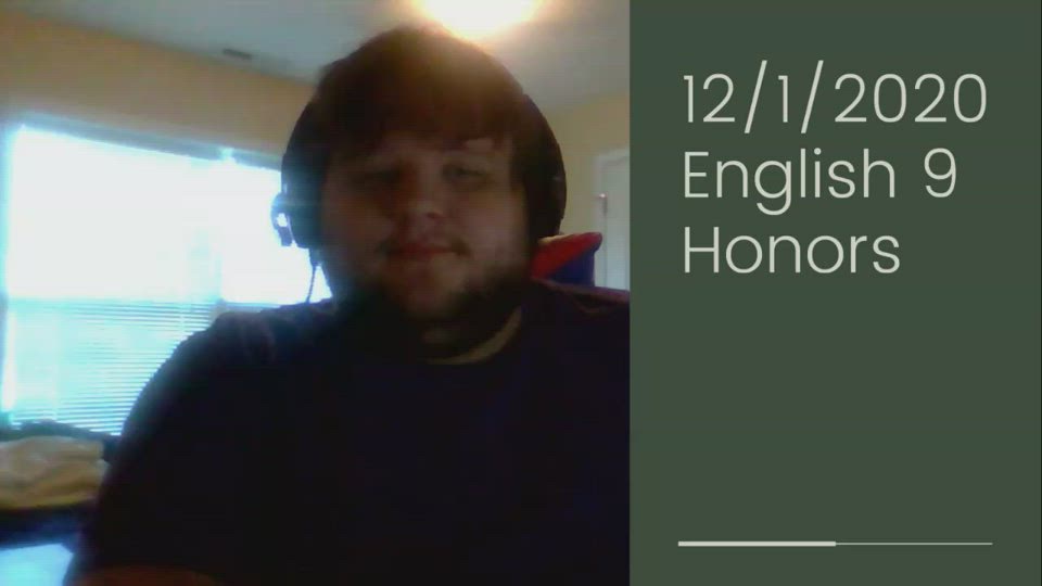 12/1/2020 English 9 Honors