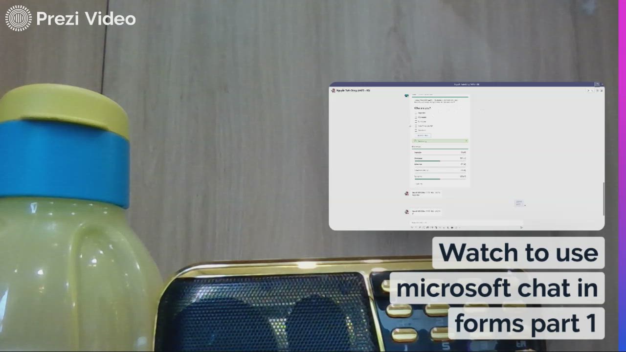How to use chat with forms part 1 by Lâm Hoàng Phúc on Prezi Video