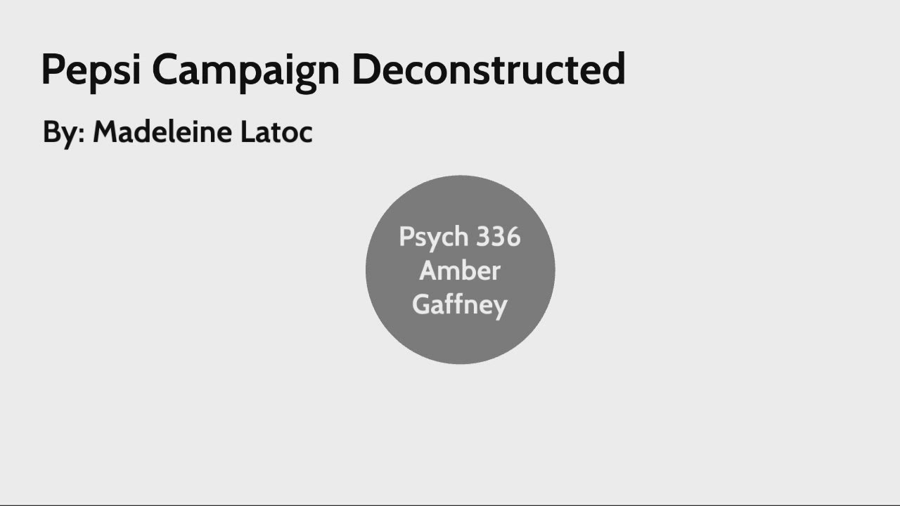 Market Campaign Deconstruct by Madeleine Latoc on Prezi Video