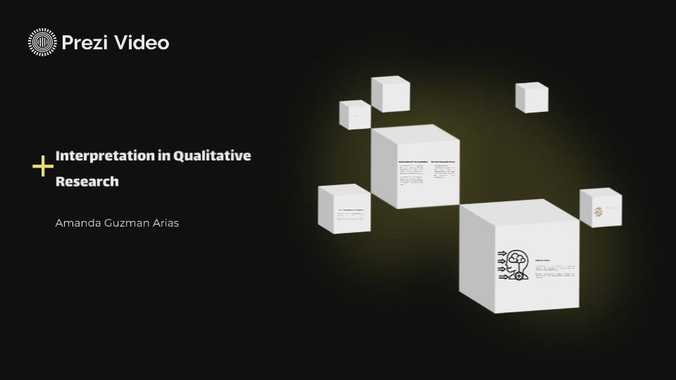Interpretation in Qualitative Research by Amanda Guzman on Prezi Video