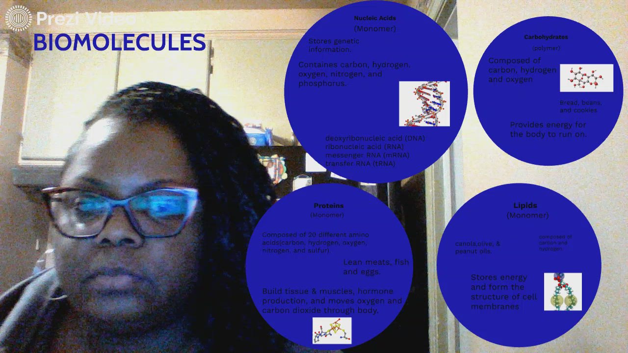 Biomolecules by Danyelle Easley on Prezi Video