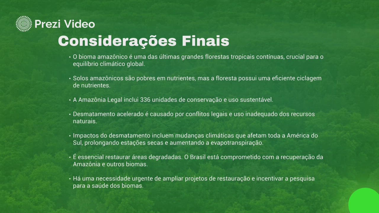 Slide final_Biomas da Amazônia by Yannick Abdul Silva Sanfo on Prezi Video