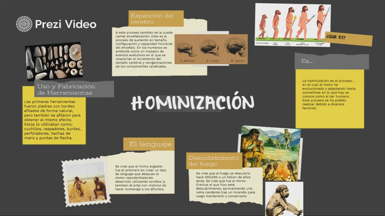 Hominización by YESMID ANDREA ANGARITA VILLAMIZAR 03 on Prezi Video