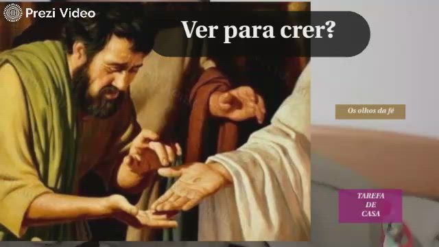 8 ANO: "Ver para Crer?"