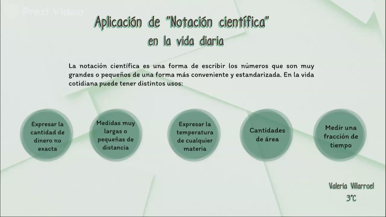Notación Científica en la vida diaria- Valeria Villarroel by Valeria