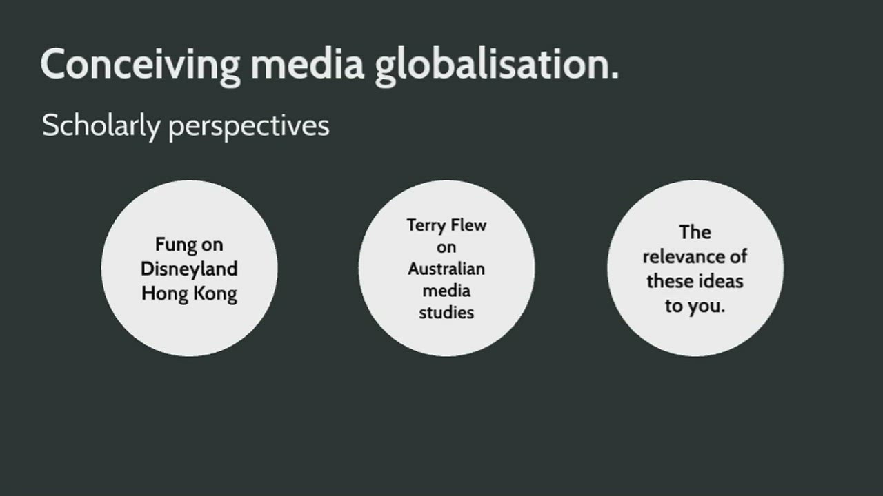 Conceiving media globalisation. Disneyland Hong Kong by Andy Ruddock on