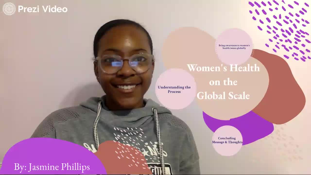 Senior Project Presentation by Jasmine Phillips on Prezi Video