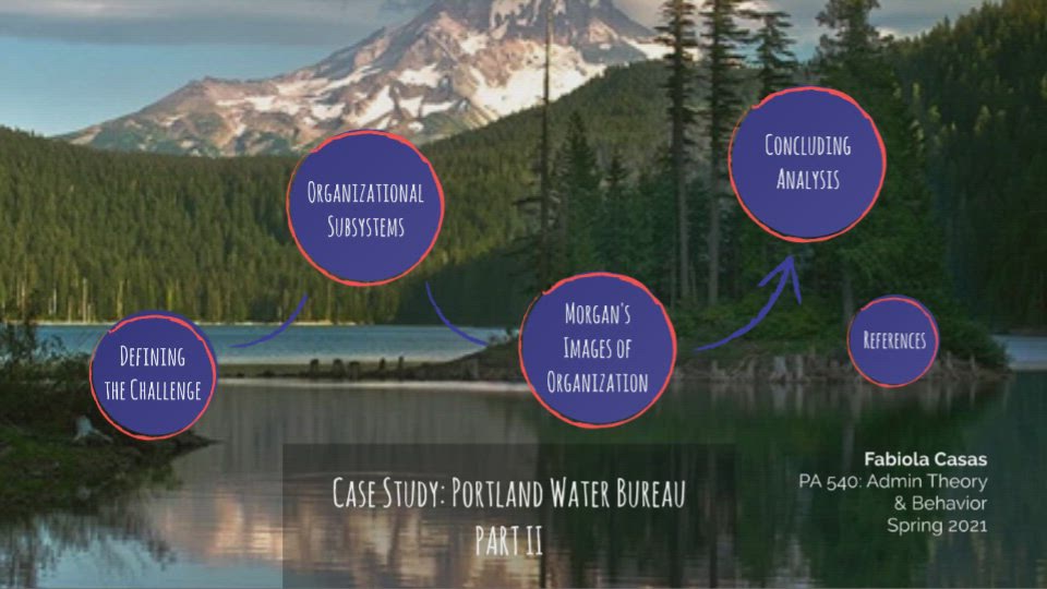 Case Study, Part II: Portland Water Bureau by Fabiola Casas on Prezi Video