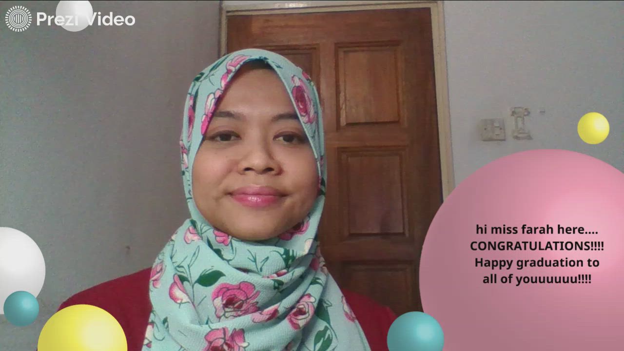 hi miss farah here.... CONGRATULATIONS!!!! Happy graduation to all of ...