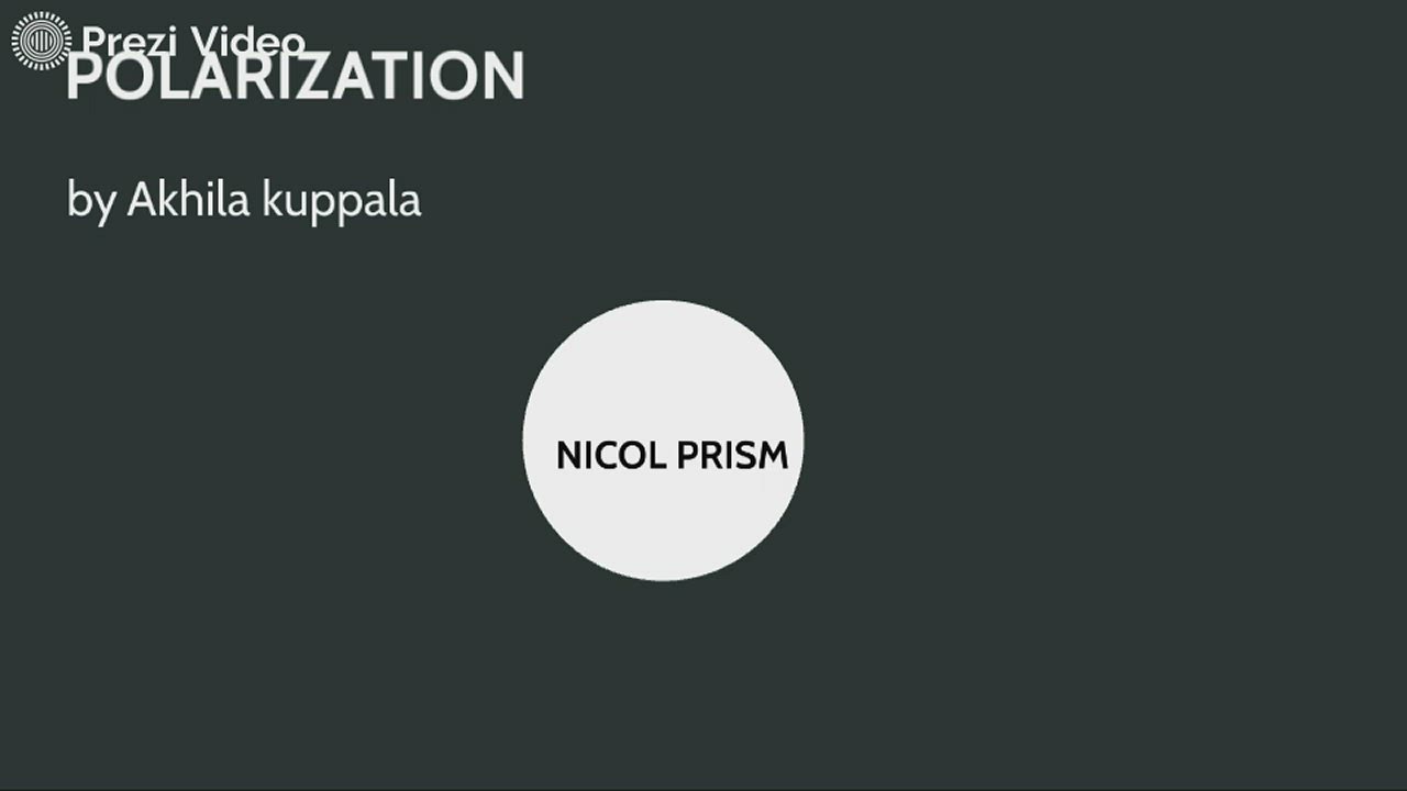 Nicol's prism by Akhila kuppala on Prezi Video