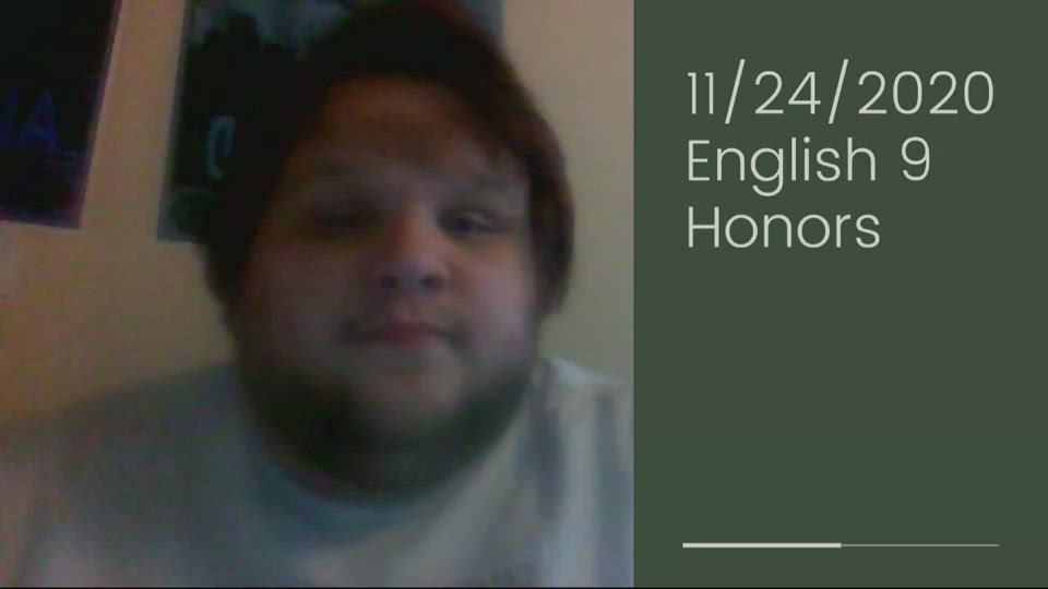 11/24/2020 English 9 Honors