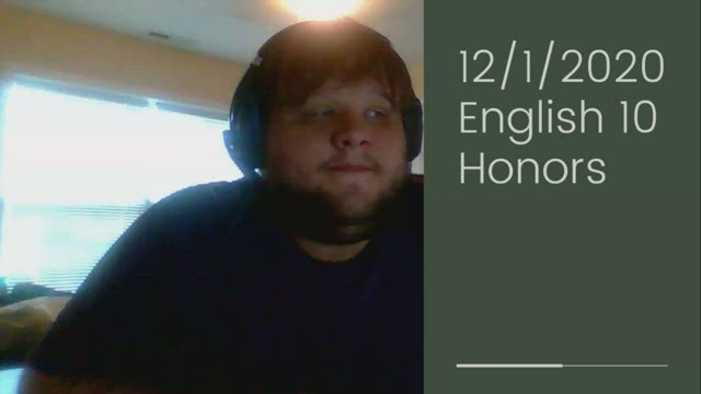 12/1/2020 English 10 Honors