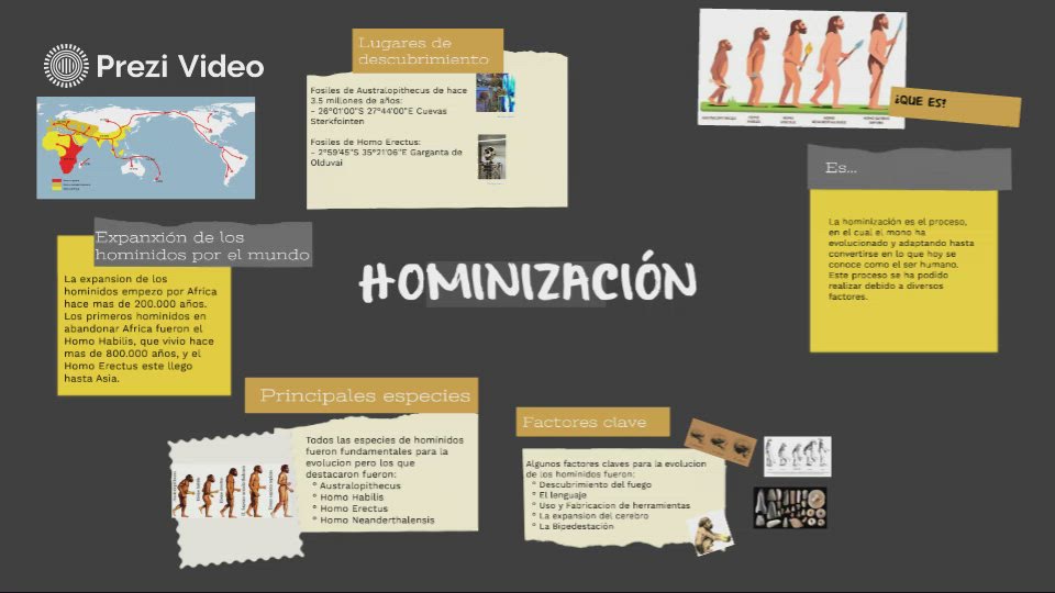 Hominización by YESMID ANDREA ANGARITA VILLAMIZAR 03 on Prezi Video