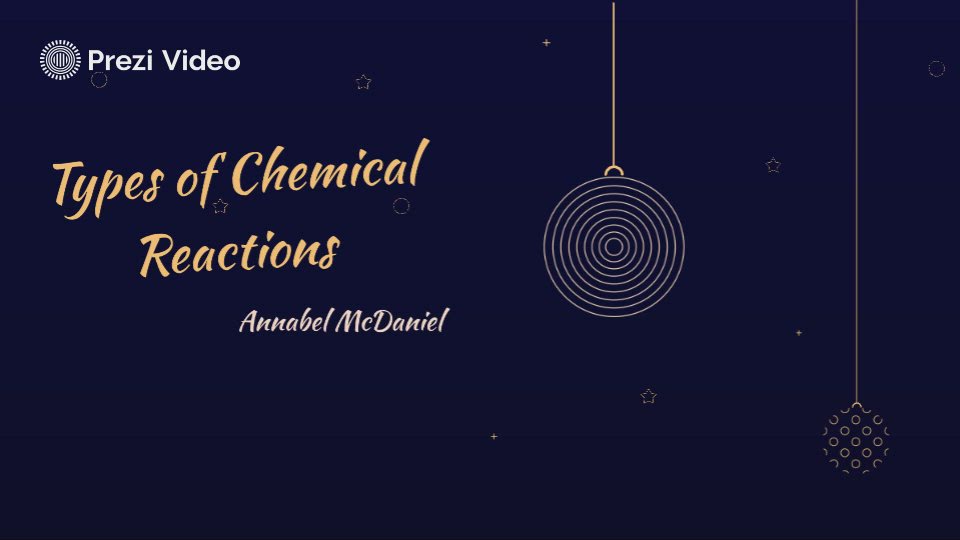 Types of Chemical Reactions by Annabel McDaniel on Prezi Video
