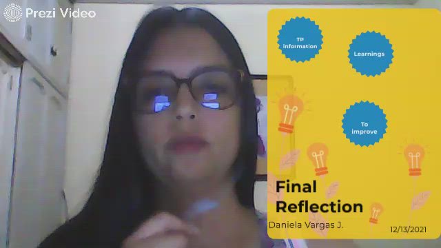 Final Reflection by Daniela Vargas Jaramillo on Prezi Video