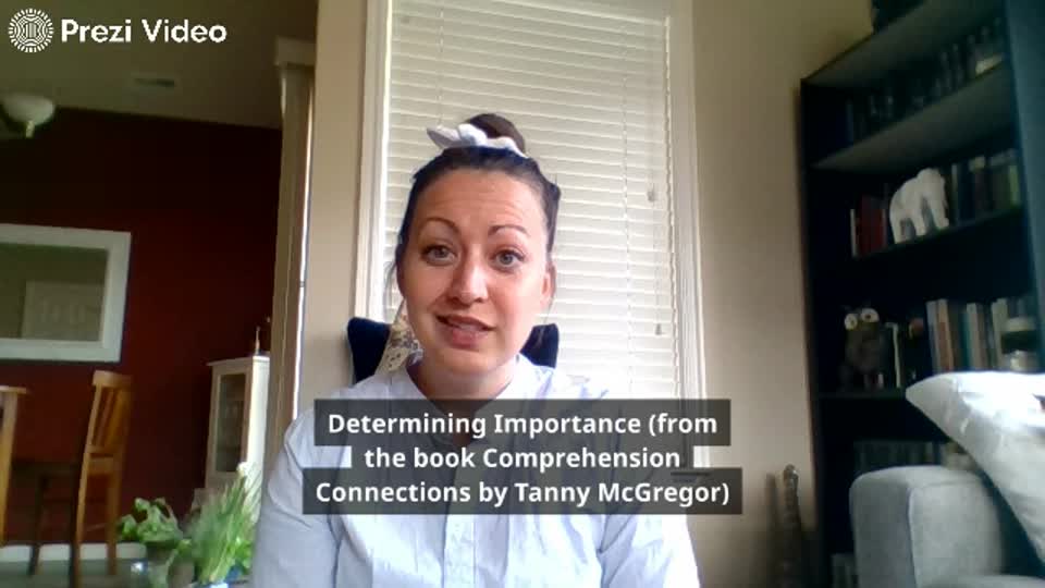 Determining Importance in Reading by on Prezi Video