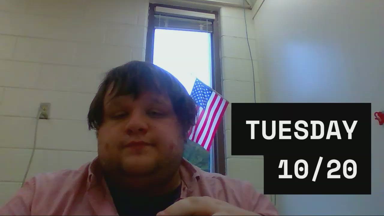 Tuesday 10/20