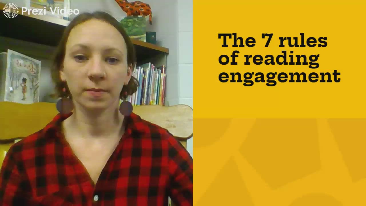 The 7 rules of reading engagement by Ellie Swanson on Prezi Video