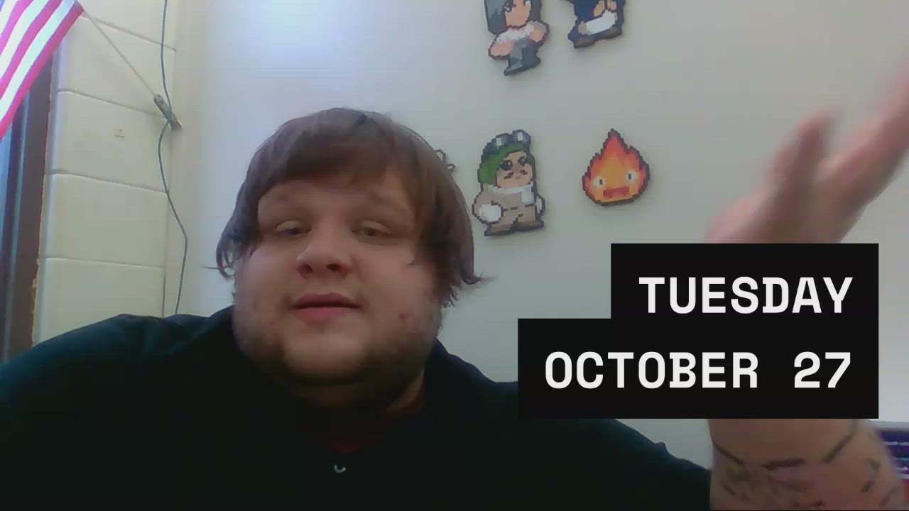 Tuesday October 27