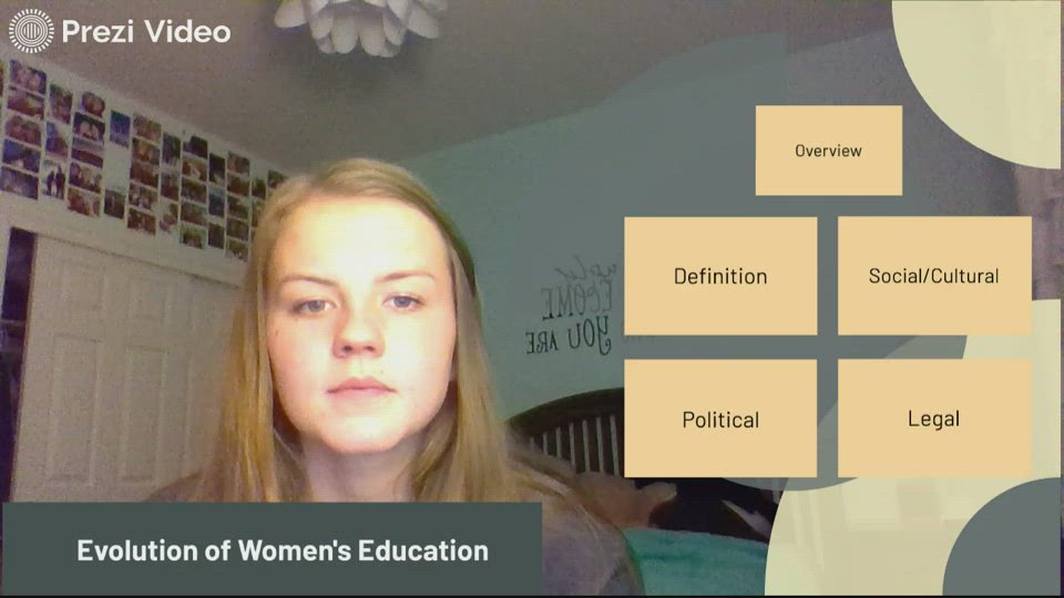 Evolution of Women's Education by Myah Glaza on Prezi Video