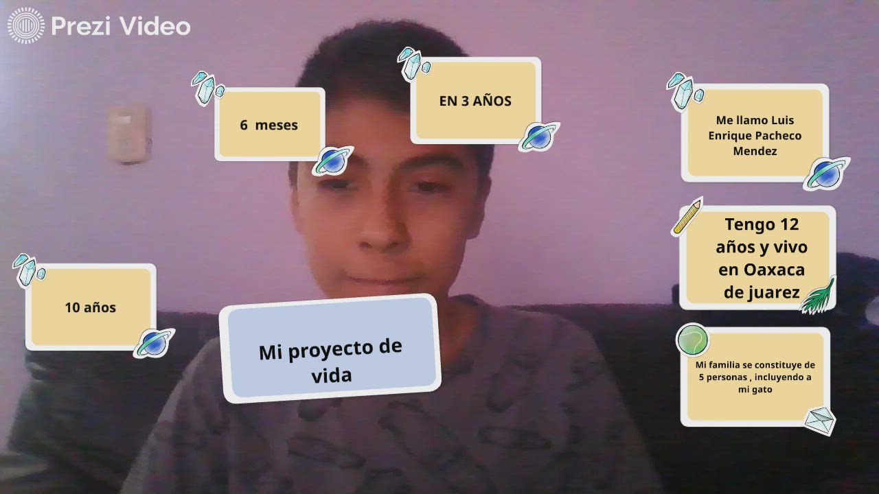 mi proyecto de vida by LUIS ENRIQUE PACHECO MENDEZ on Prezi Video