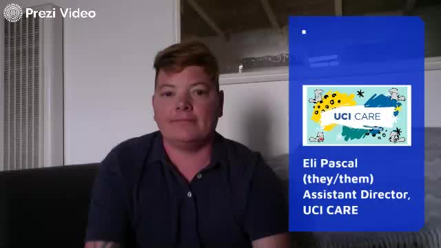 Eli Pascal (they/them) Assistant Director, UCI CARE by Eli Pascal on ...