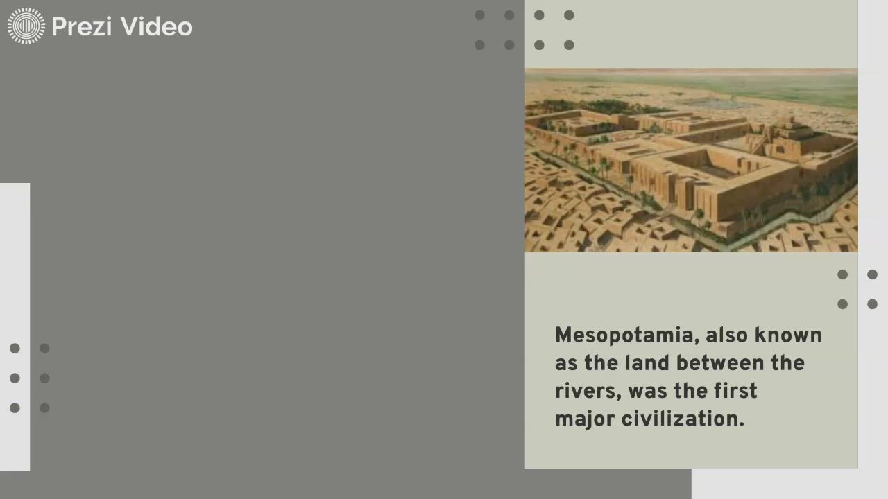 Mesopotamia, also known as the land between the rivers, was the first ...