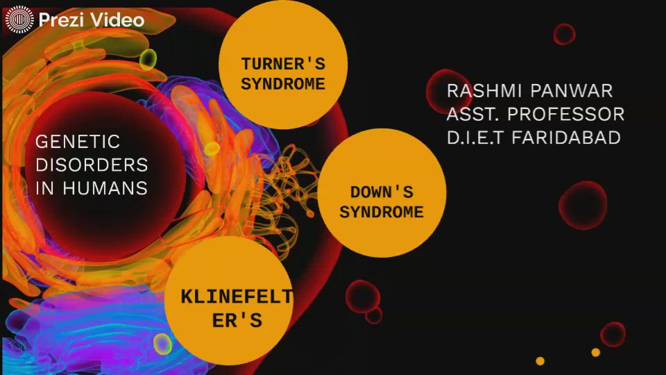 GENETIC DISORDERS IN HUMANS by RASHMI RAJPUT on Prezi Video