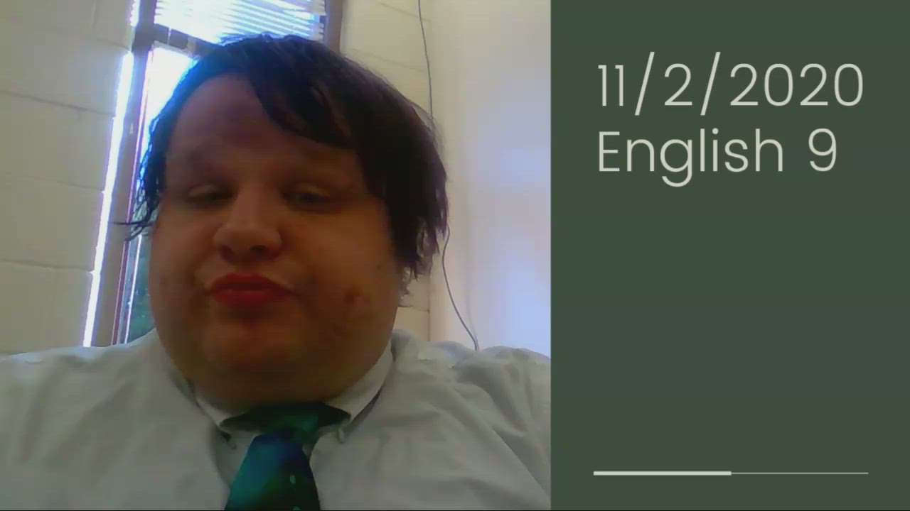 11/2/2020 English 9