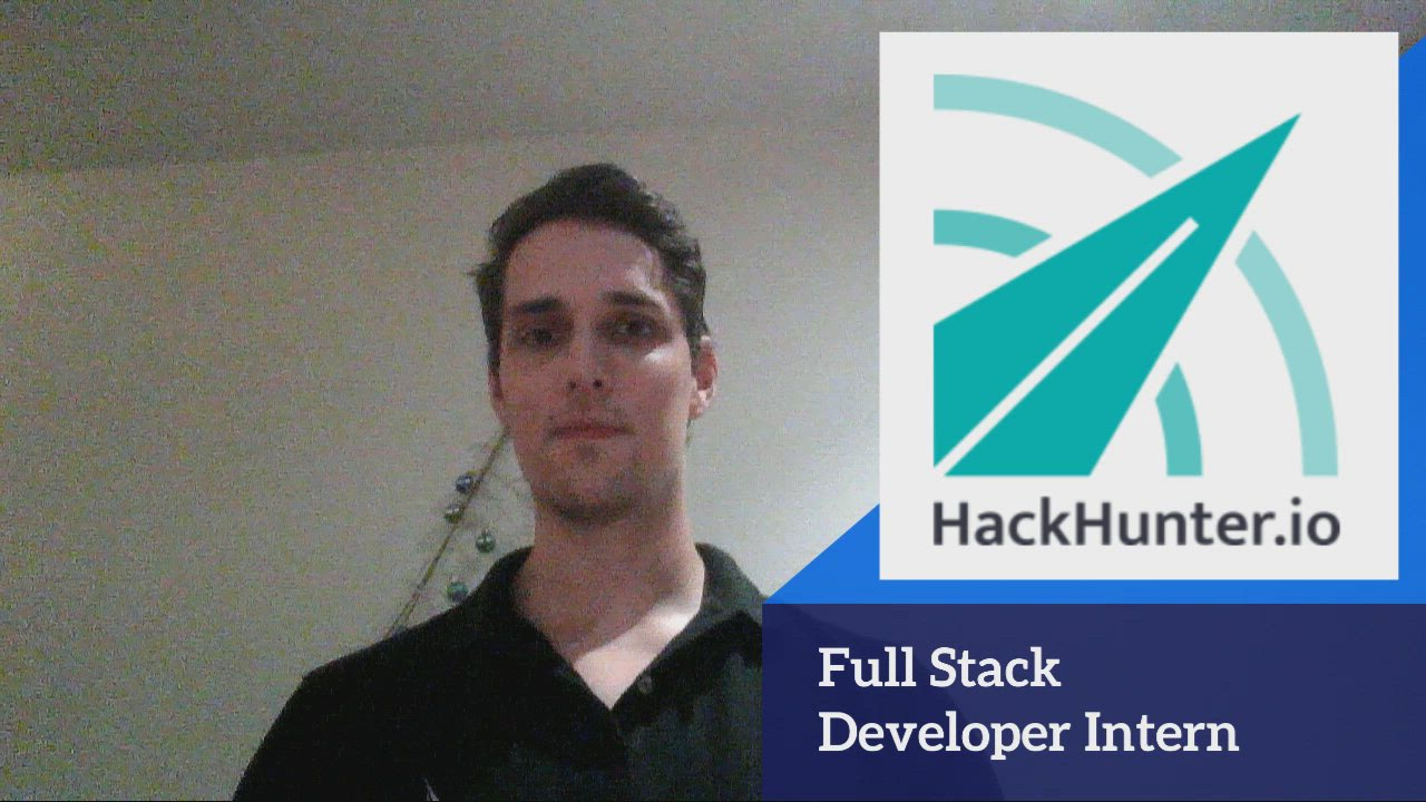 Full Stack Developer Intern by Samuel Webster on Prezi Video