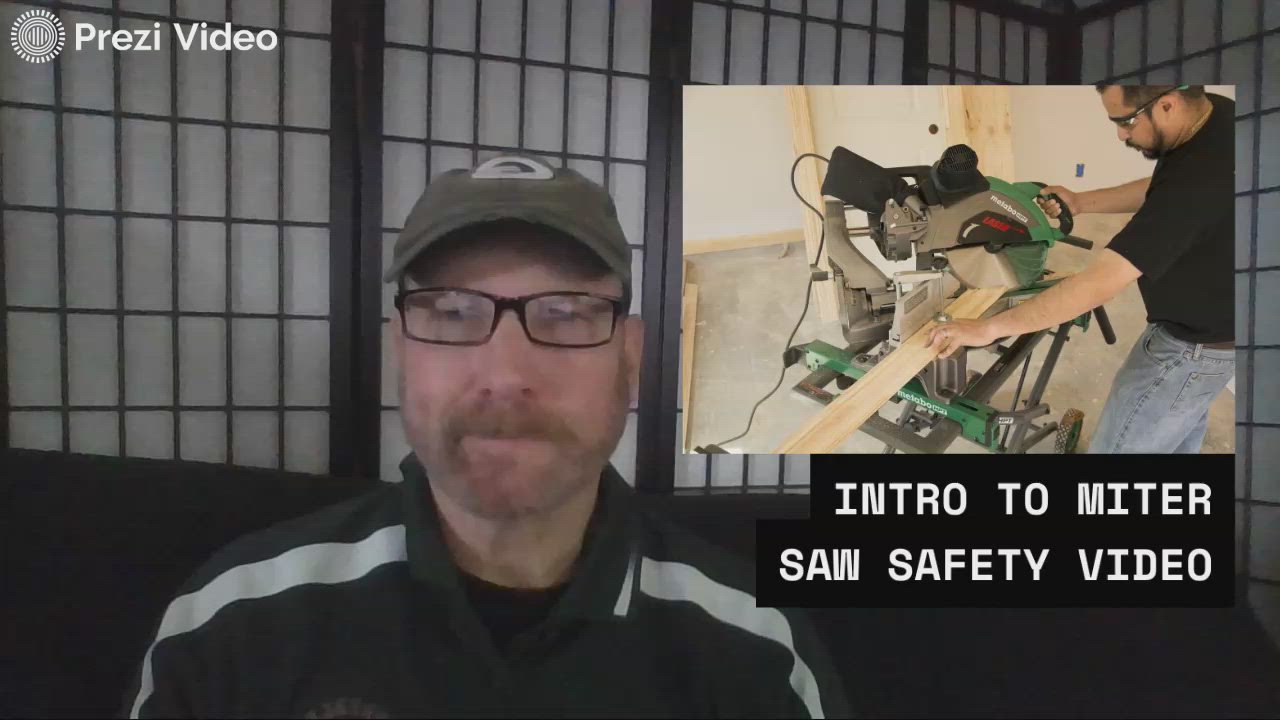 INTRO TO MITER SAW SAFETY VIDEO by Bill Sandberg on Prezi Video