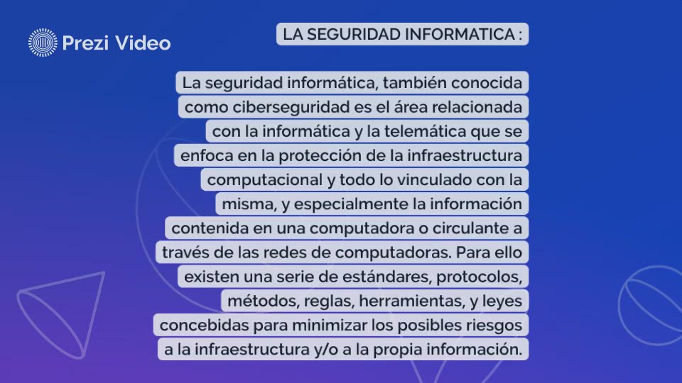 seguridad informatica by jaime escobar on Prezi Video
