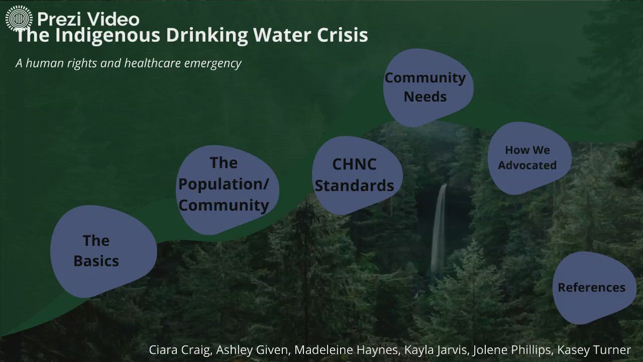 First Nations' Drinking Water Crisis by Ciara Craig on Prezi Video