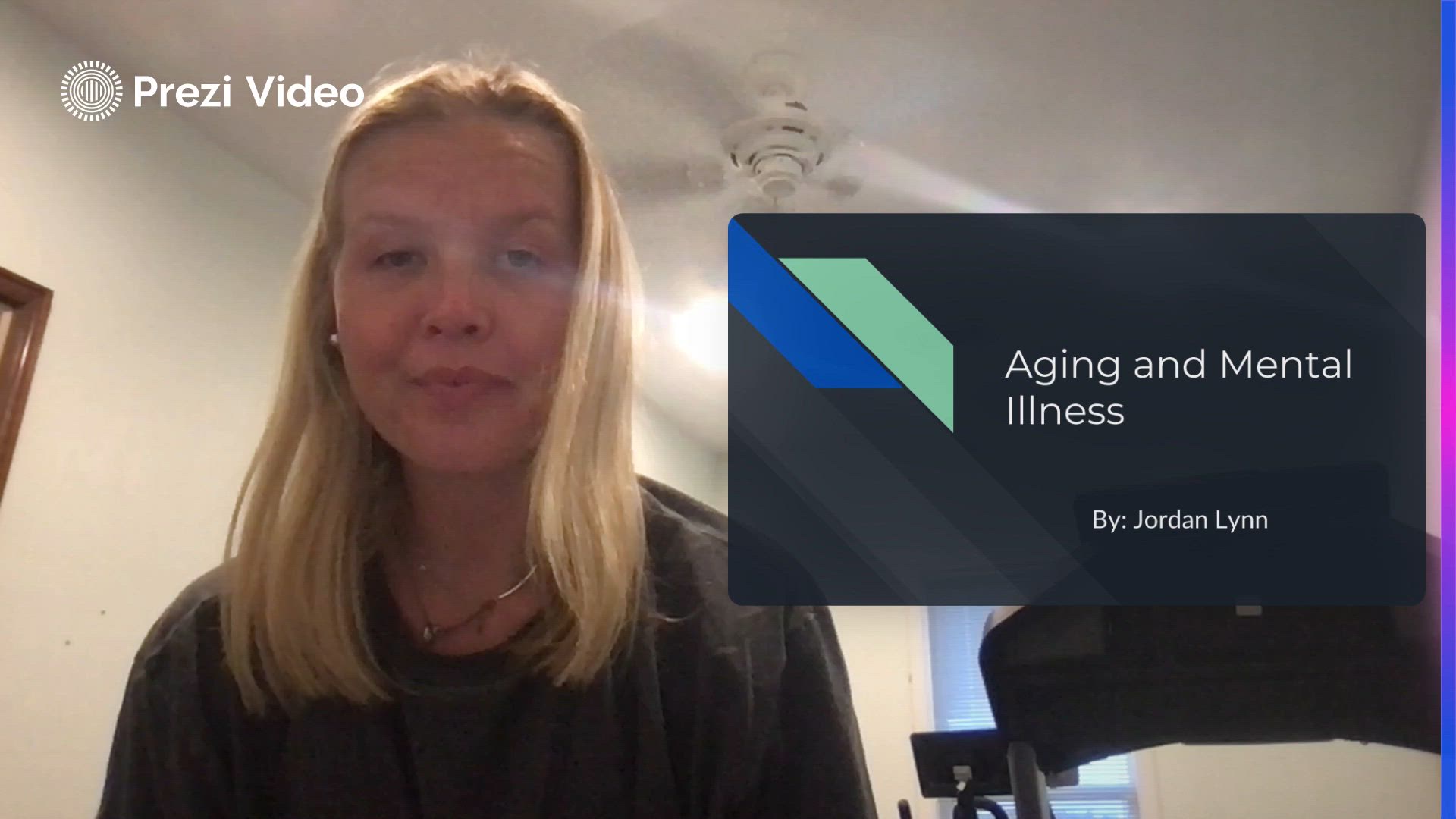 Aging and Mental Health Presentation by Jordan Lynn on Prezi Video