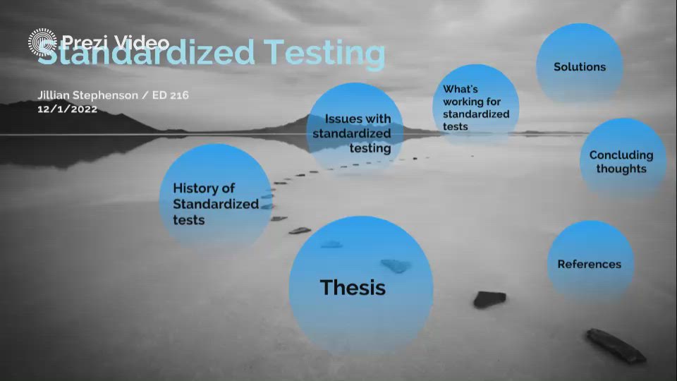 ED State Testing by Jillian Stephenson on Prezi Video