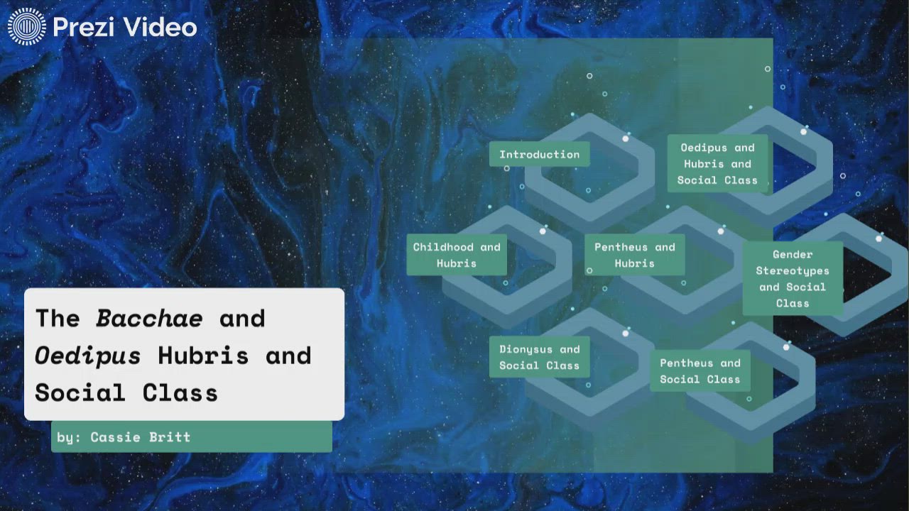 The Bacchae and Oedipus by Cassie Britt on Prezi Video