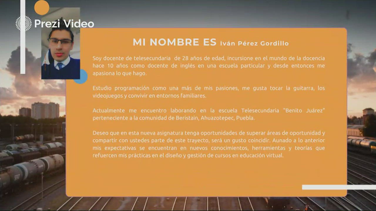 Presentation by Ivan Perez on Prezi Video