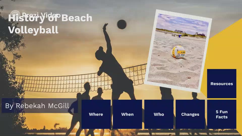 History of Beach Volleyball by Rebekah McGill on Prezi Video