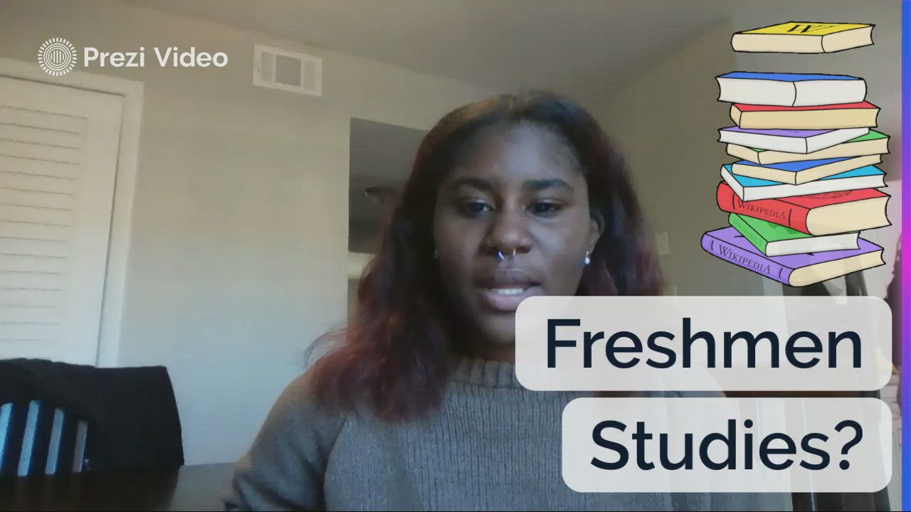 Freshmen Studies Final Project Lightning Talk By Kristie Jones On