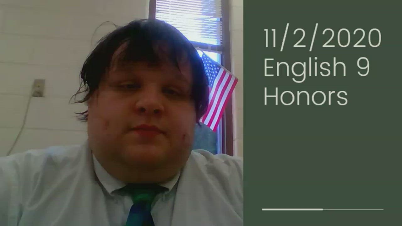 11/2/2020 English 9 Honors